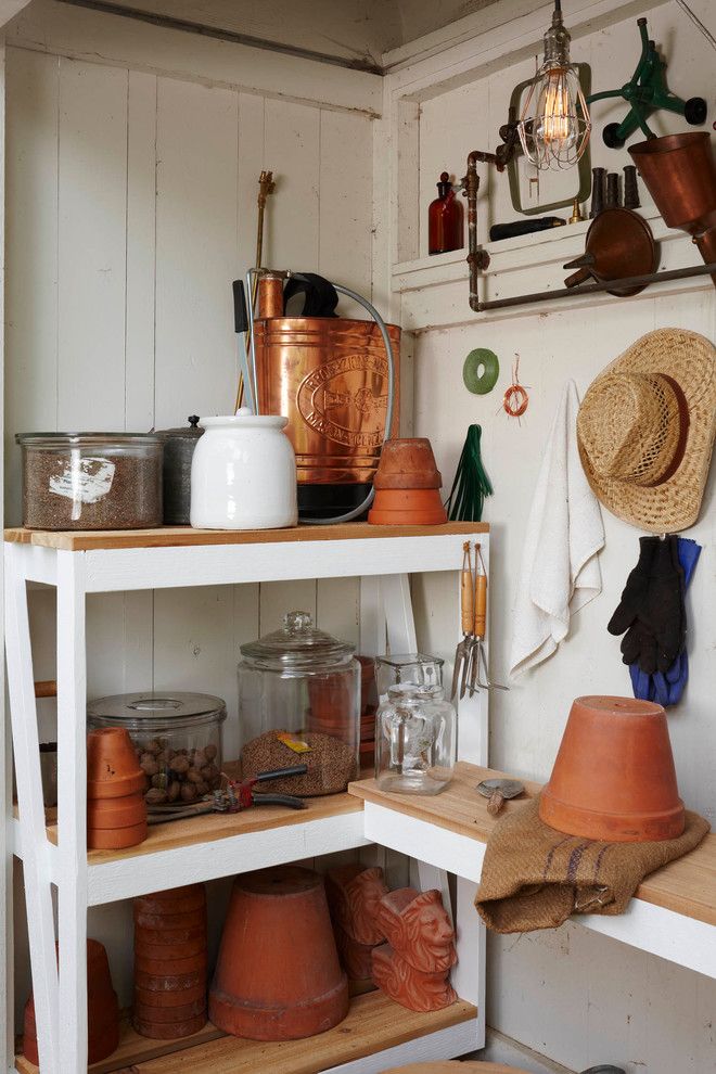 Lowes Tool Rental for a Traditional Shed with a Garden Shed and Birmingham, Mi Private Garden by Art | Harrison Interiors & Collection