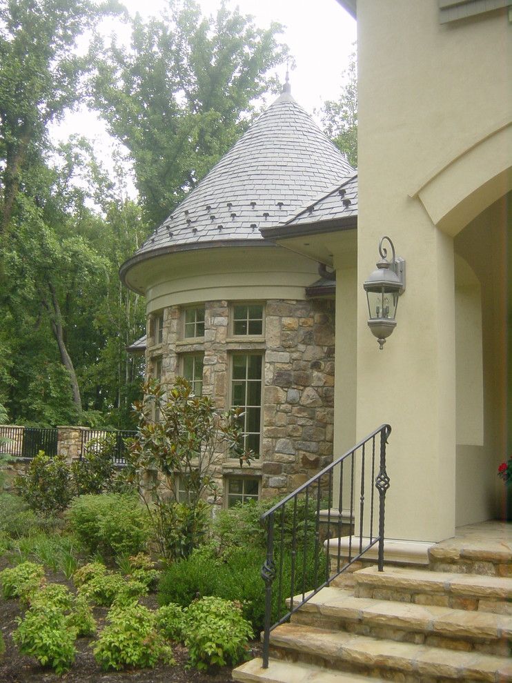 Luckstone for a Traditional Exterior with a Tower and Lockland Road Project by Bryan Whittington