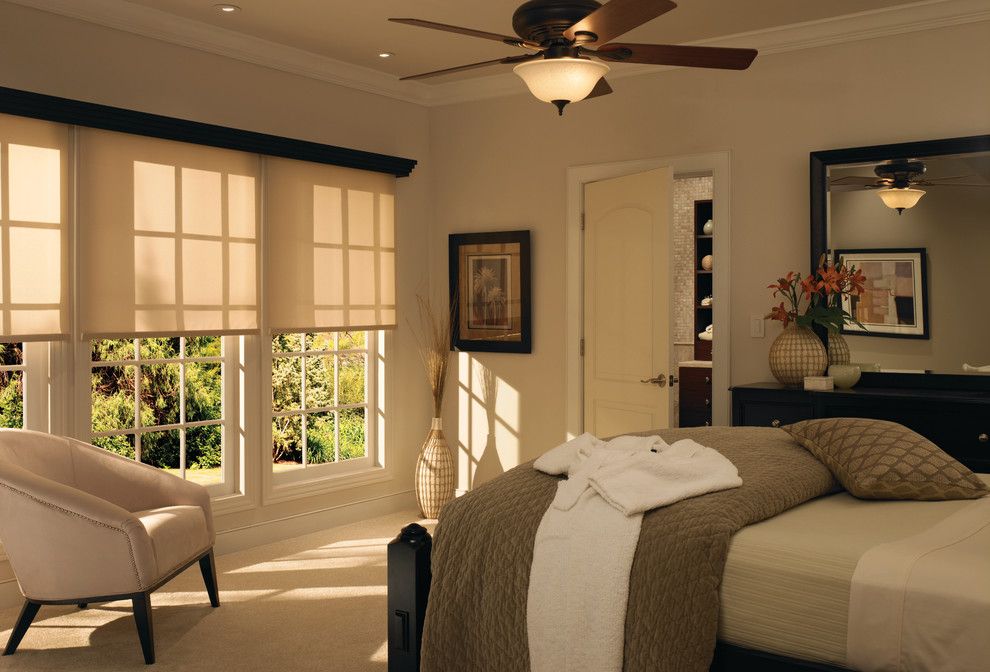 Lutron Electronics for a Modern Spaces with a Serena Shades and Open the Shades by Lutron Electronics