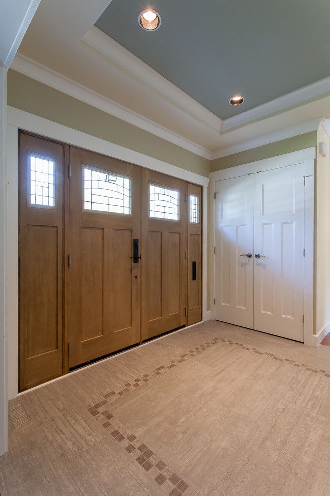 Lynden Door for a Craftsman Entry with a Craftsman and Vancouver West   Custom Home by Kenorah Design + Build Ltd.