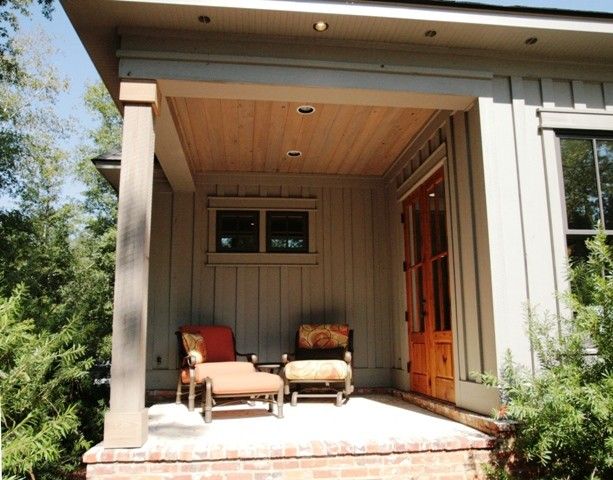 Malouf Furniture for a Traditional Porch with a Pat Achee and 2010 Parade Home by Bob Chatham Custom Home Design