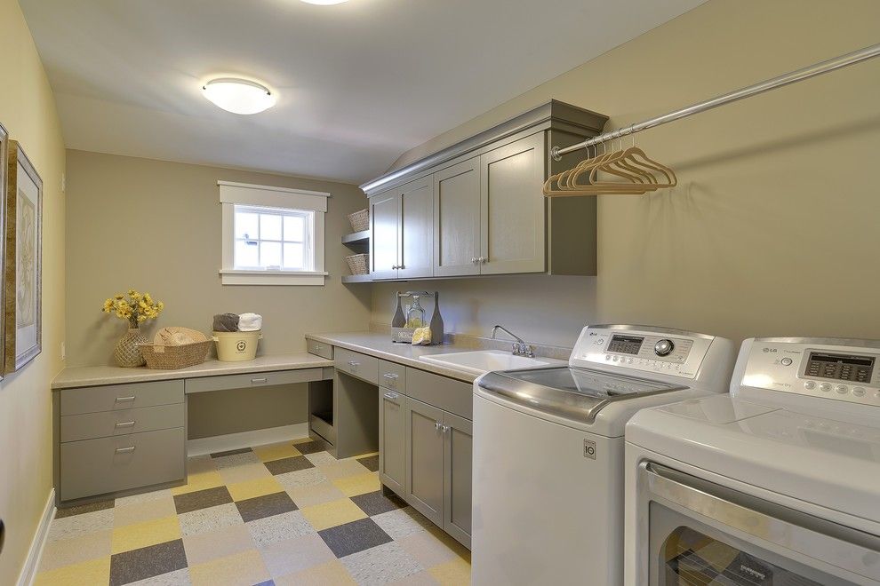 Mannington Commercial for a Traditional Laundry Room with a Hangers and 2013 Fall Parade of Homes by Highmark Builders