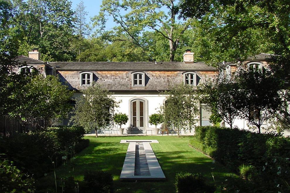 Mansard Roof for a Traditional Exterior with a Runnel and North Shore Residence by Rugo/ Raff Ltd. Architects