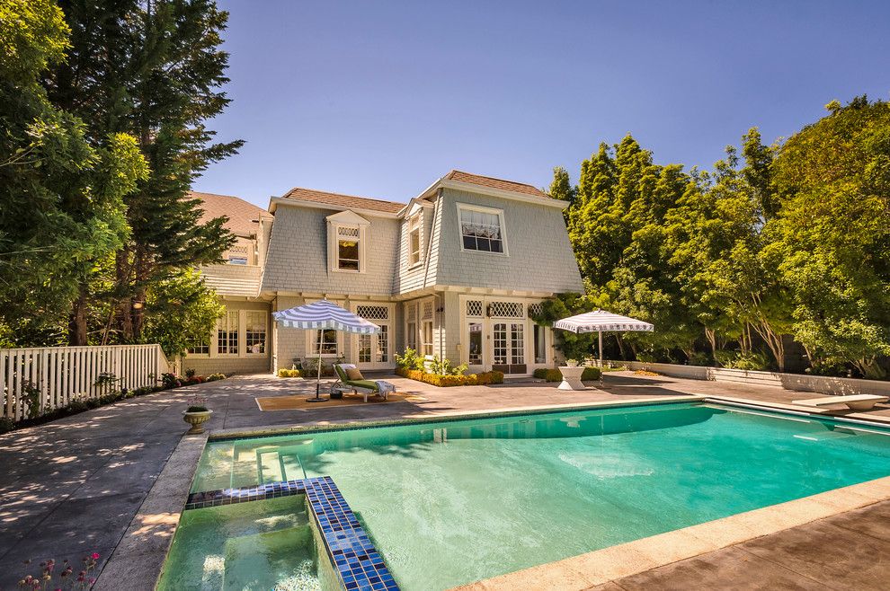 Mansard Roof for a Traditional Pool with a Dormers and Roblar Avenue by Dennis Mayer, Photographer