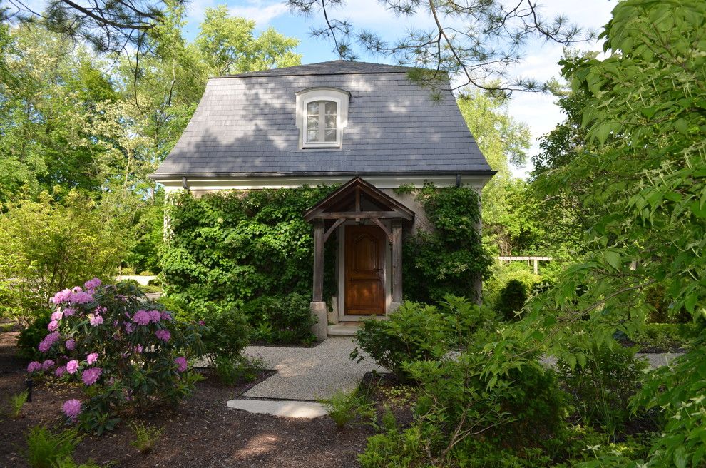 Mansard Roof for a Traditional Shed with a Cedar and Remodeling by Enqvist Homes