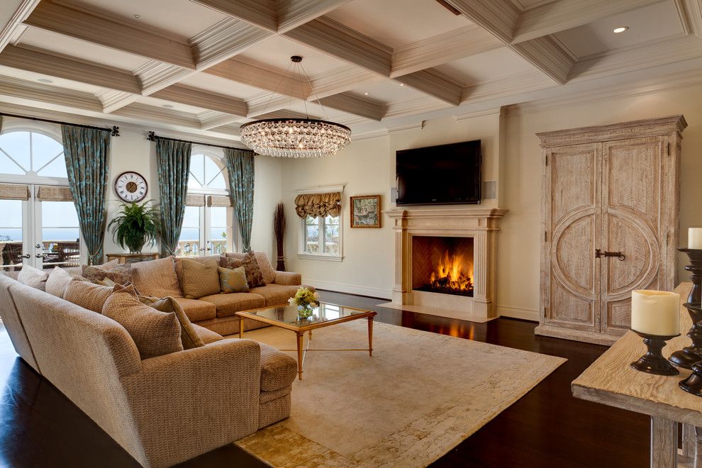 Masins Furniture for a Traditional Family Room with a Window Treatments and So/da Inc. by So/da Inc.