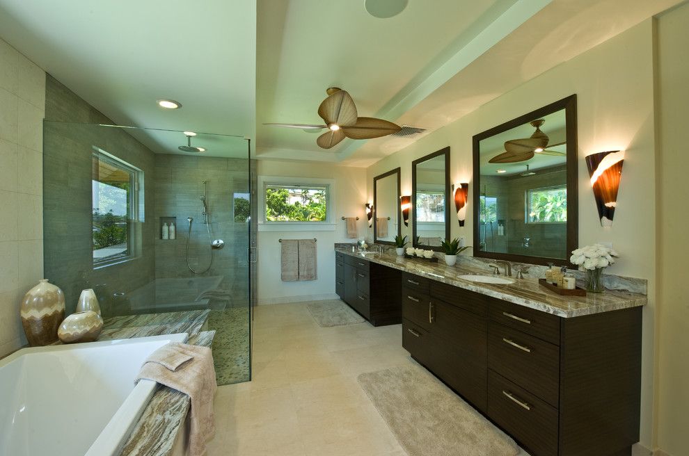 Masland Carpet for a Transitional Bathroom with a Bathroom Remodel and Kitchen & Bathroom Remodel Hawaii by Ferguson Bath, Kitchen & Lighting Gallery