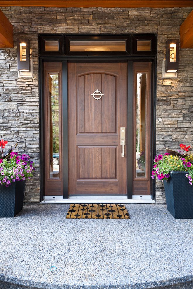 Masonite Doors for a Contemporary Exterior with a Contemporary and Summit Ii by Habitat Studio