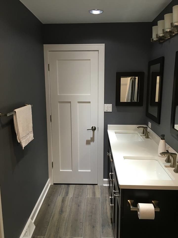 Masonite Doors for a Craftsman Bathroom with a Bathroom Design and Bathroom Remodel with Masonite Heritage Winslow Door by Masonite Doors