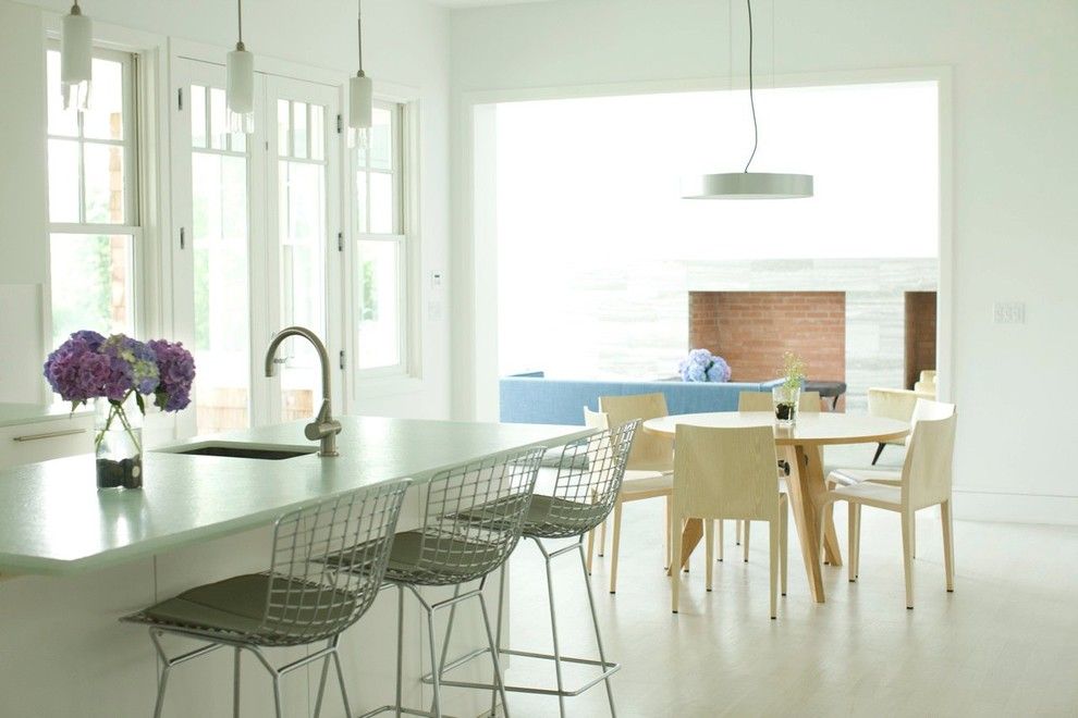 Maxalto for a Modern Kitchen with a Jean Prouve and Watermill Residence by Andy Goldsborough Interior Design