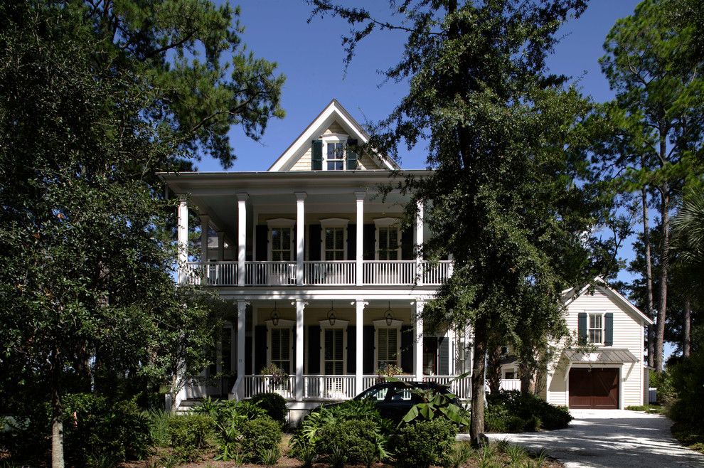 Mcelroy Metal for a Traditional Exterior with a Lowcountry and Palmetto Bluff Village Home  |  Bluffton, South Carolina by Historical Concepts