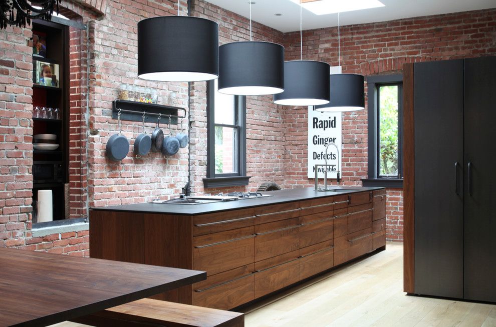 Mcnear Brick for a Contemporary Kitchen with a Brick and Kitchens by the Last Inch