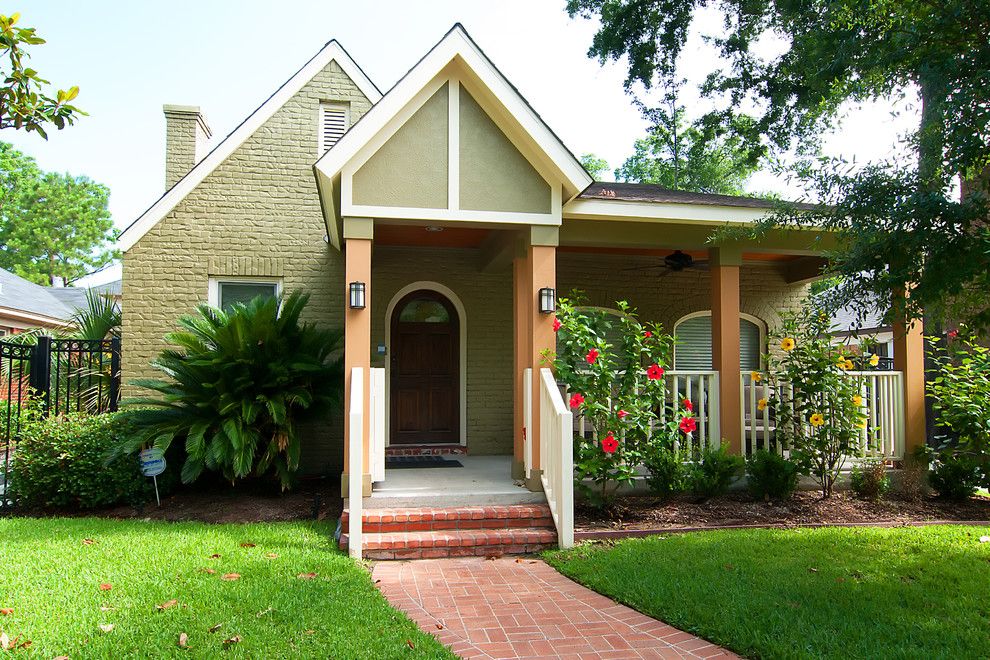 Mcnear Brick for a Traditional Exterior with a Path and Addition by Greymark Construction Company