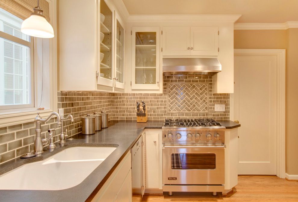 Mega Granite for a Traditional Kitchen with a White Kitchen Sink and Madison Park Residence by Michael Knowles, Architect