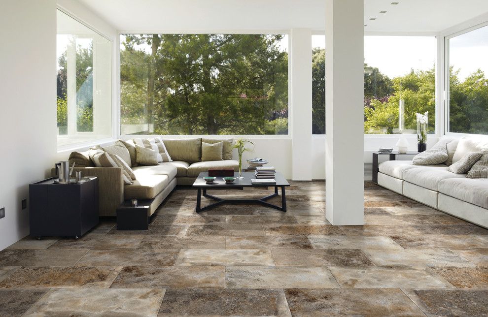 Metropolitan Bath and Tile for a Contemporary Sunroom with a Contemporary and Floor & Decor by Floor & Decor