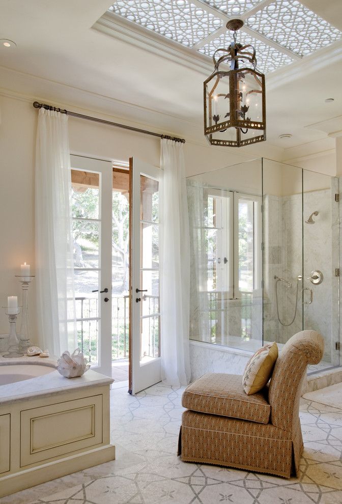 Metropolitan Bath and Tile for a Traditional Bathroom with a Mediterranean and Enchanted Oaks by Tucker & Marks