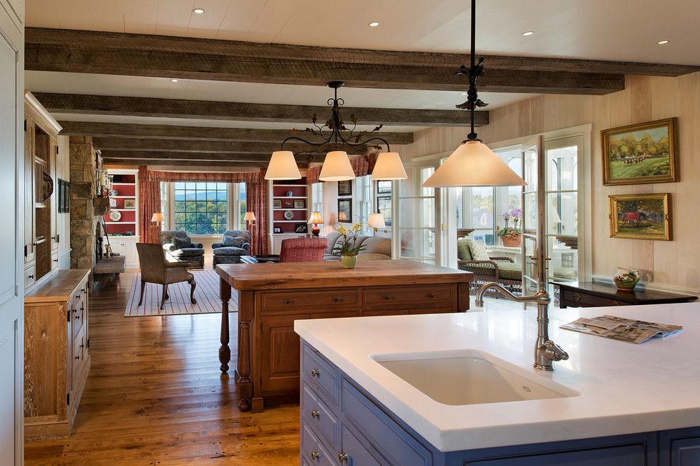 Metropolitan Lumber for a Traditional Kitchen with a Traditional and Upperville by Thorsen Construction