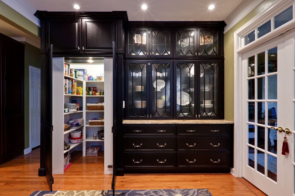 Mid Continent Cabinets for a Traditional Kitchen with a Dining Hutch and Teri Turan by Turan Designs, Inc.