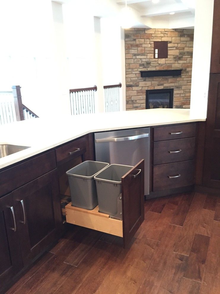 Modern Builders Supply for a Transitional Kitchen with a Starmark Cabinetry and Somerset New Build by Britany Grieger with Modern Builders Supply