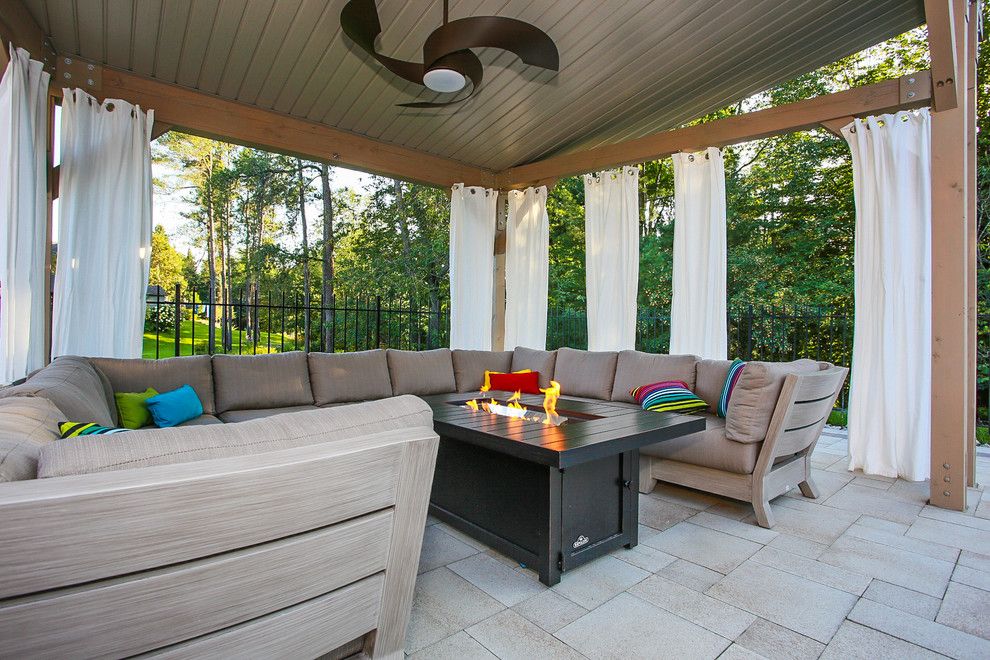 Modern Cabana for a Modern Patio with a Modern Patio and Pool Cabana by Total Living Concepts