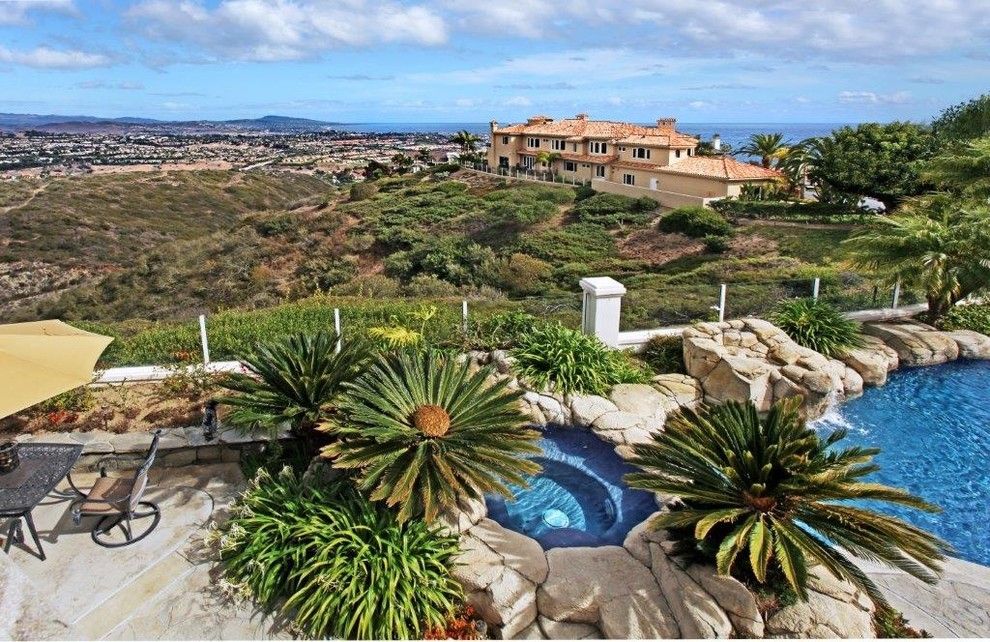 Monarch Pools for a Tropical Pool with a Laguna Niguel and 31782 Isle Vista, Laguna Niguel by Karigan Residential