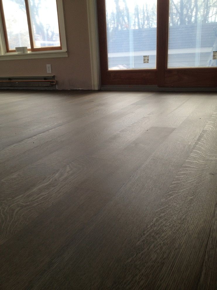 Monocoat for a Modern Spaces with a Dustless Sanding and Fumed Rubio Monocoat by Eco Options Hardwood