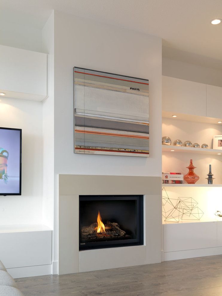 Montigo for a Contemporary Living Room with a Open Concept and H Series     H34df by Montigo Fireplaces