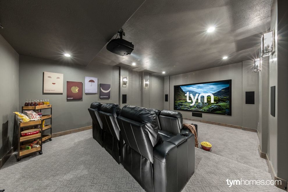 Moreno Valley Theater for a Traditional Home Theater with a Climate Control and 