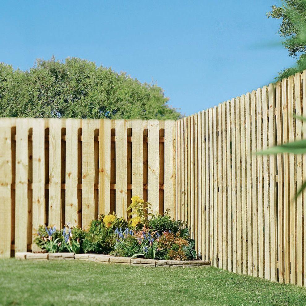 Mossy Oak Fence for a  Landscape with a  and the Home Depot Decks and Fences by the Home Depot