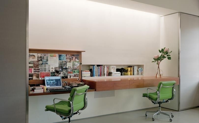 Muji Us for a Modern Home Office with a Modern and Roger Hirsch Architect by Roger Hirsch Architect