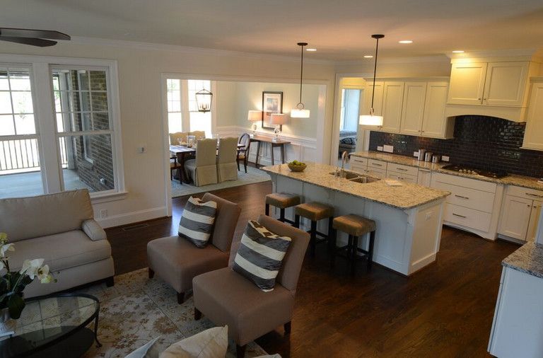 Multigenerational Homes for a Contemporary Kitchen with a New Home and River Run at Davidson, Nc by Evans Coghill Homes