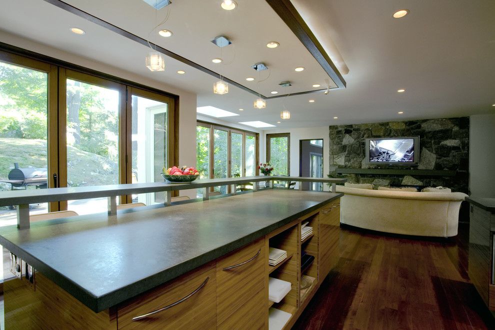 Nanawall Cost for a Modern Kitchen with a Westchester and Marissa's Kitchen by Fivecat Studio | Architecture