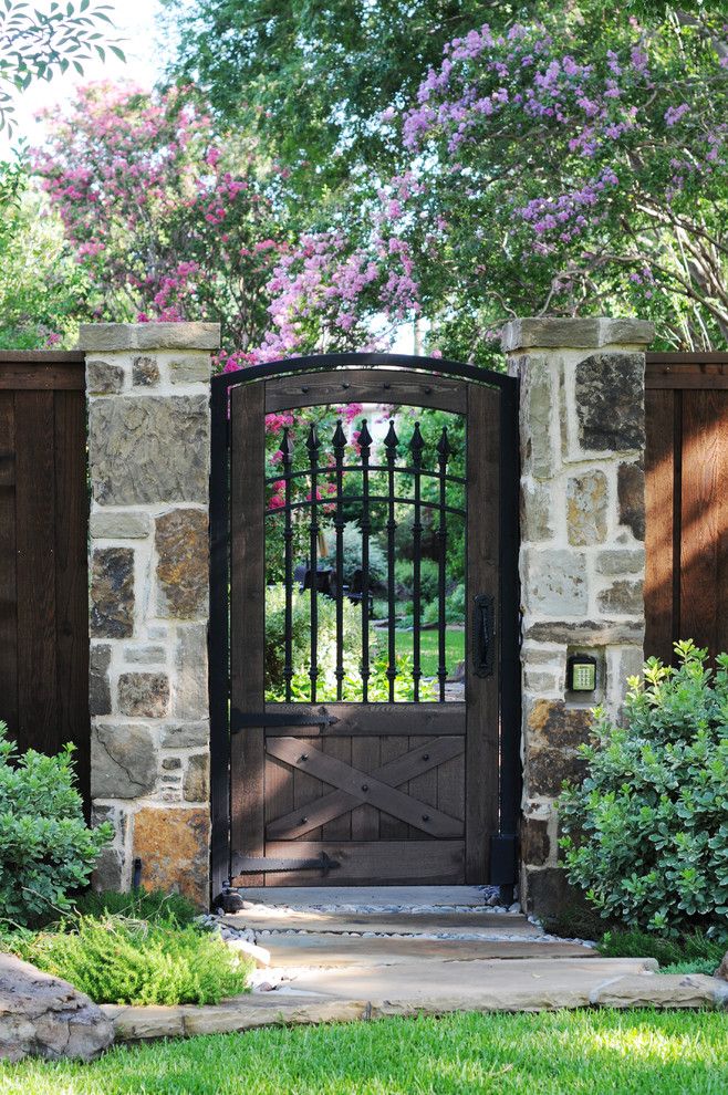 Natec for a Traditional Landscape with a Rock Landscape and Northport Drive Dallas Tx by Rosewood Custom Builders