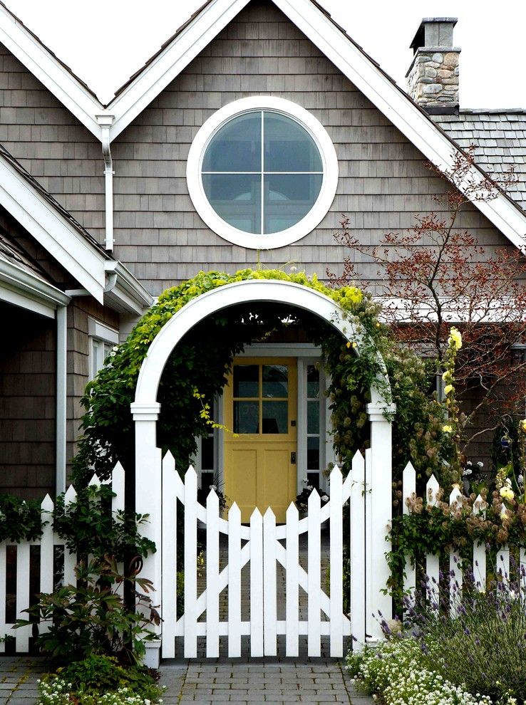 Natec for a Victorian Landscape with a Entry Gate and Entry Gate. by Dan Nelson, Designs Northwest Architects