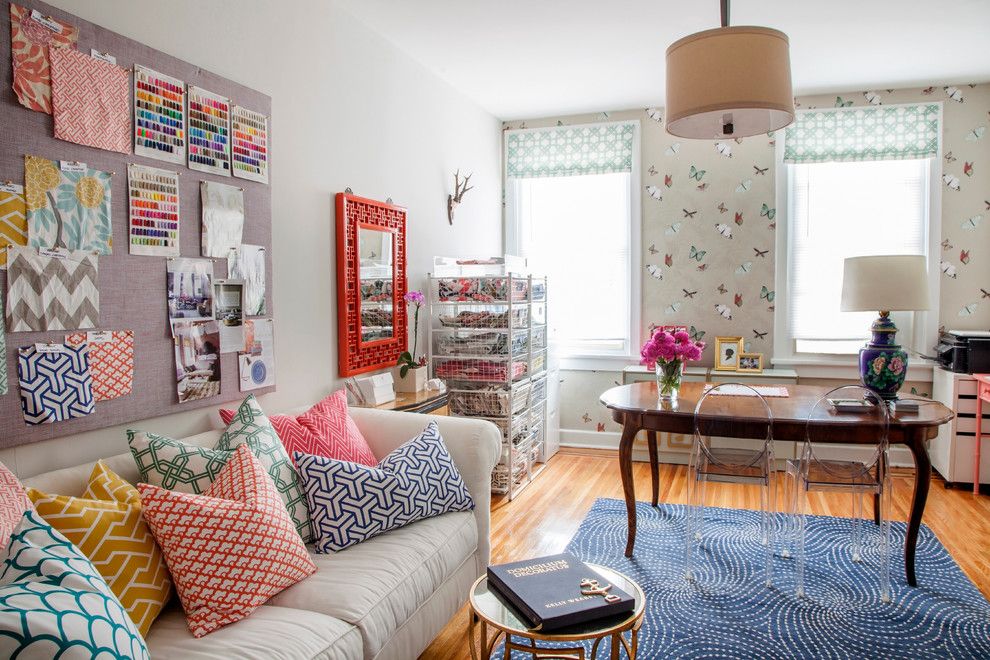 Newjersey Craigslist Org For A Eclectic Home Office With A