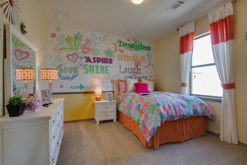 Newmark Homes for a Traditional Kids with a Ceiling Detail and Newmark Homes   Secondary Bedrooms   San Chapelle by Newmark Homes