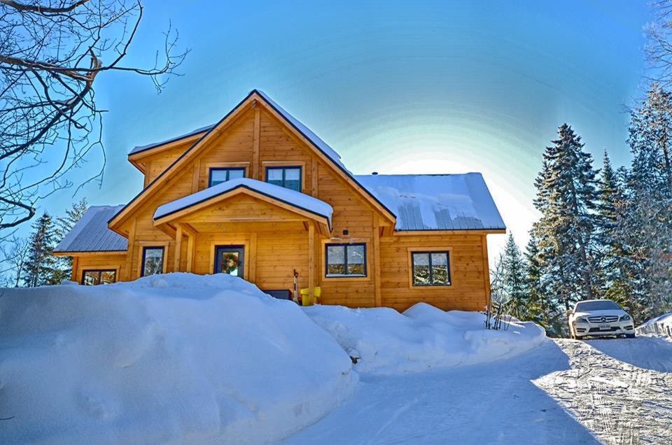 Niblock Homes for a Rustic Spaces with a Timber Block and Timber Block Log Home Photos by Timber Block Homes