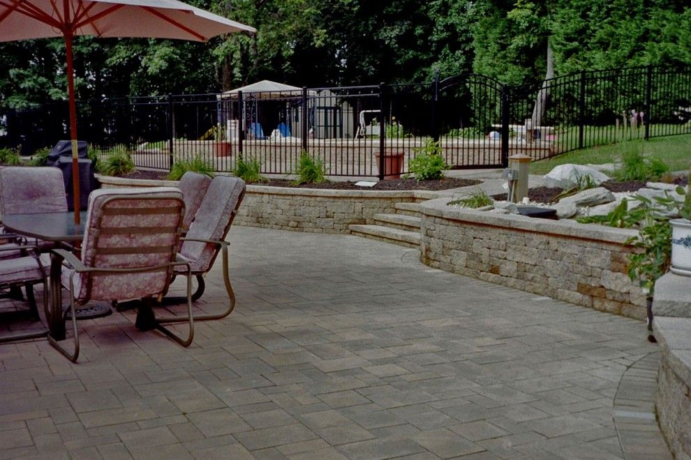 Nicolock Pavers for a  Spaces with a Icpi and Paver Patios by Kingdom Landscaping