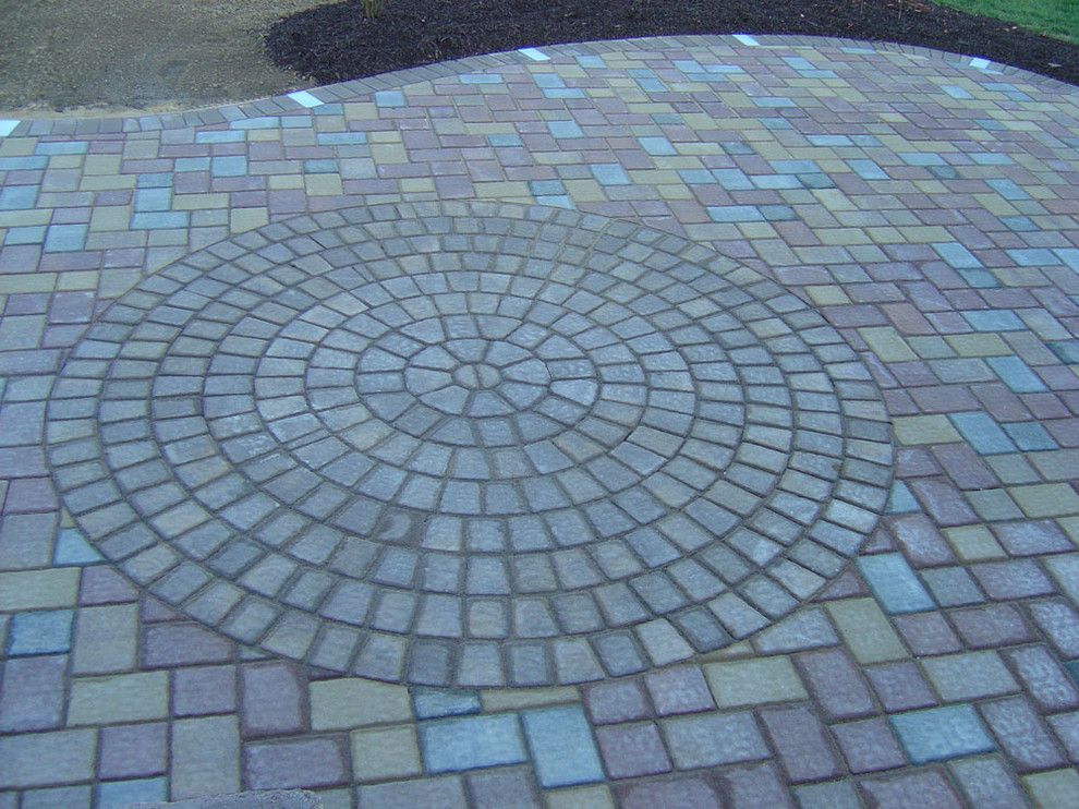 Nicolock Pavers for a  Spaces with a Paver Patios and Paver Patios by Kingdom Landscaping