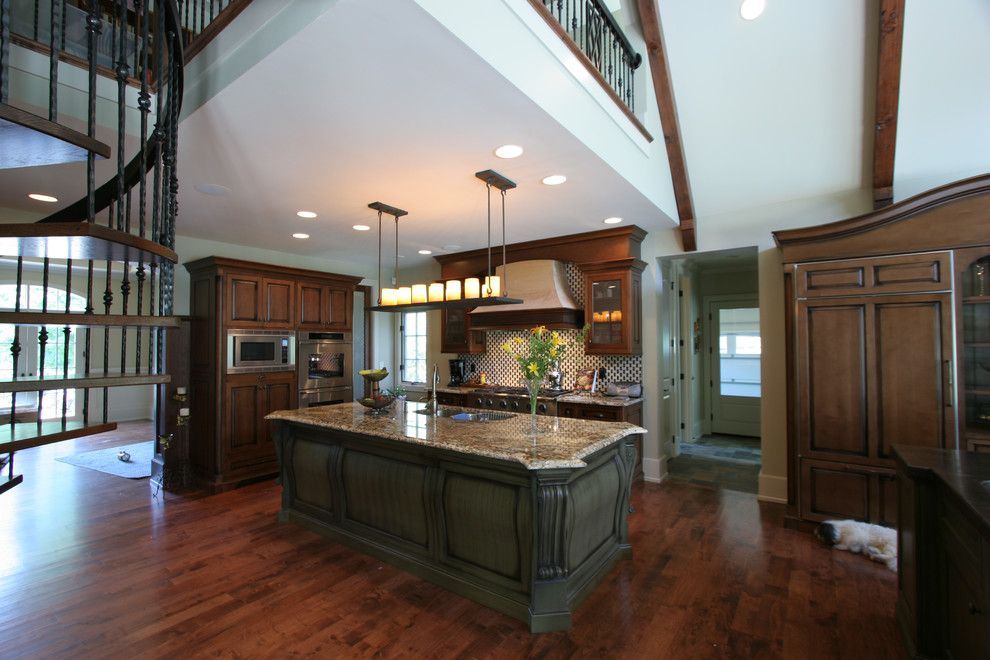 Norwood Furniture for a Traditional Kitchen with a Addition and French Country Renovation by Norwood Architects