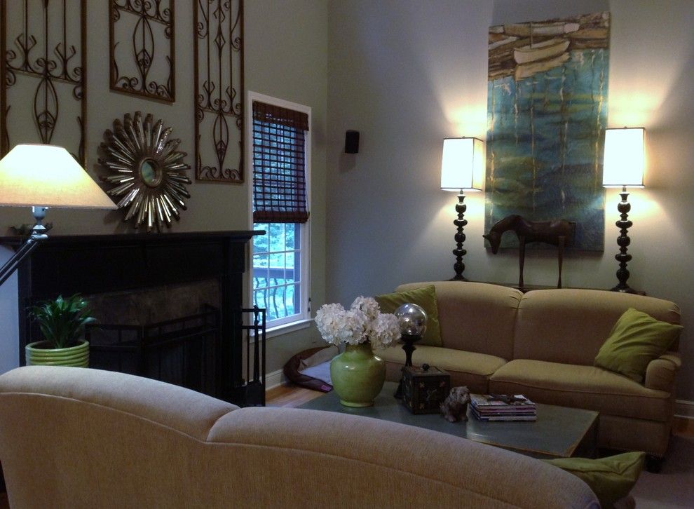 Norwood Furniture for a Transitional Family Room with a Transitional and Guynes Residence by Norwood Interior Designs