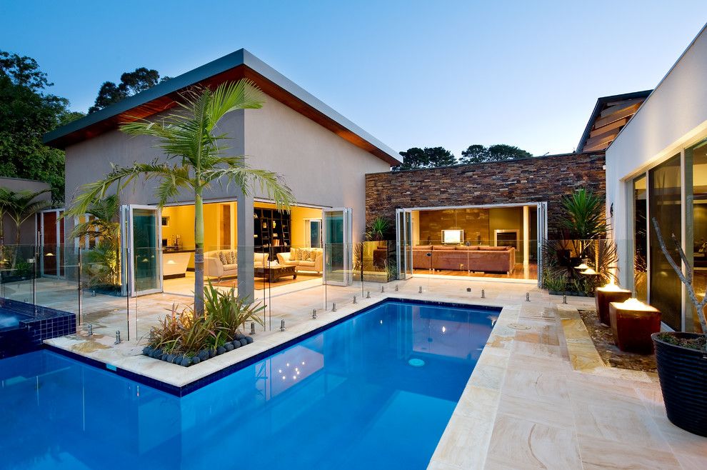 Nps Pool Supply for a Mediterranean Pool with a Resort Home and Noosa Villa by Design Unity by Design Unity