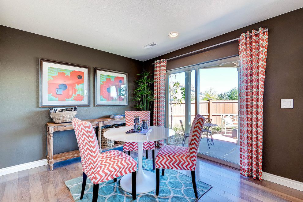 Oakwood Homes for a Transitional Dining Room with a Red Accents and the Telega by Oakwood Homes