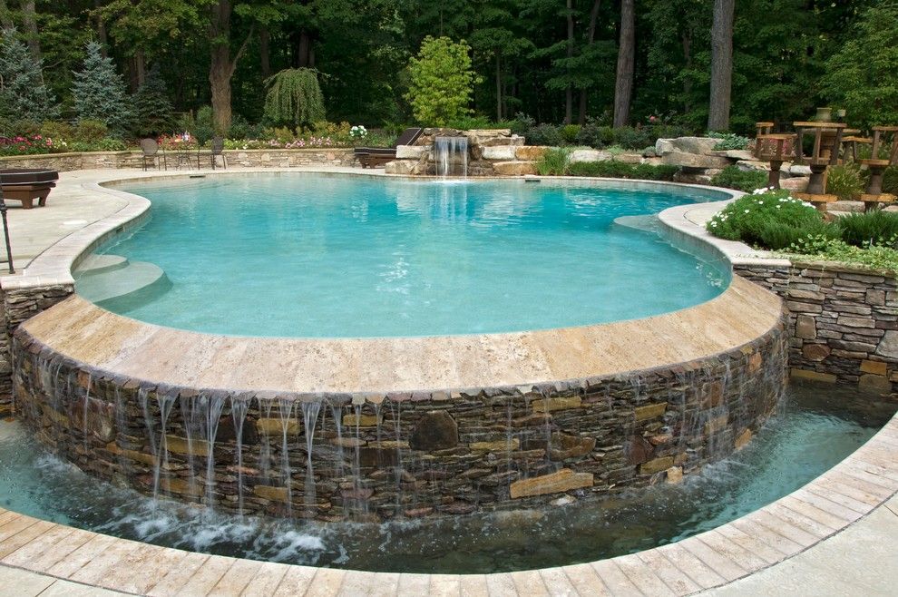 Ohio Pools and Spas for a Traditional Pool with a Traditional and Pools & Spas by the Ohio Valley Group, Inc.