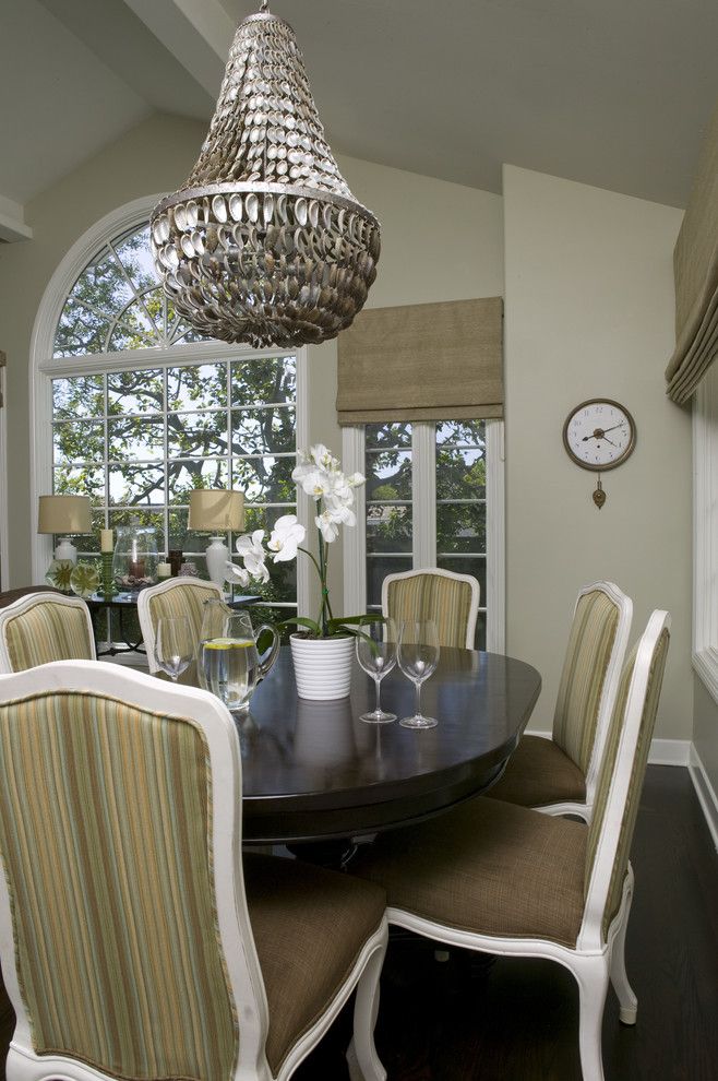 Oly Studio for a Traditional Dining Room with a Upholstered Chair and Zuniga Interiors by Zuniga Interiors