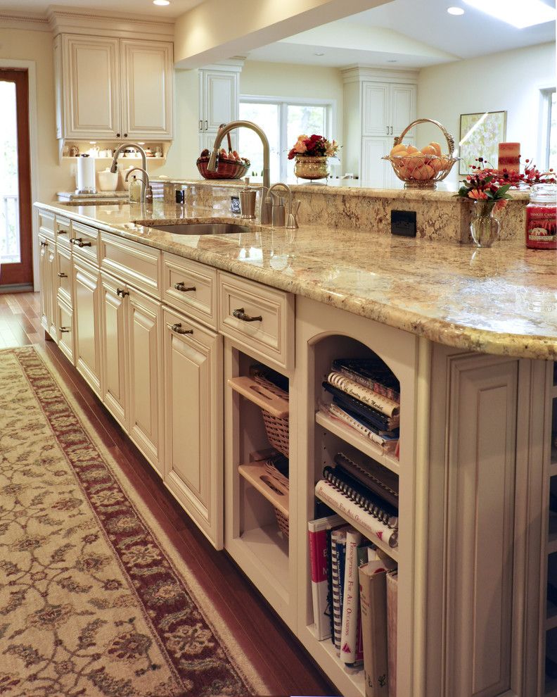 Omega Cabinets for a Traditional Kitchen with a Traditional and Elegant French Country Kitchen by Denise Koczera