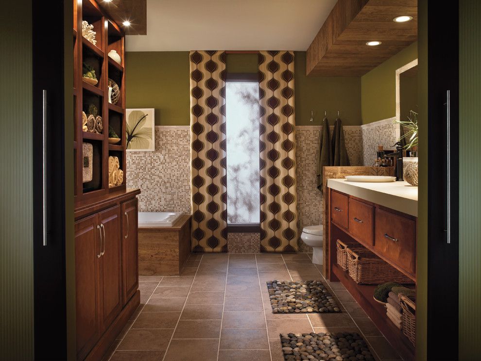 Opa Los Gatos for a Traditional Bathroom with a Green Towel and Bathrooms by Kitchens of Los Gatos