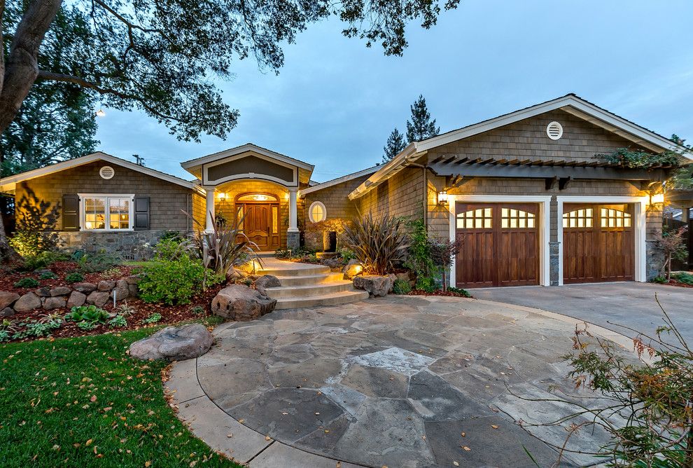 Opa Los Gatos for a Traditional Exterior with a Pergola and Los Gatos Craftsman by Arch Studio, Inc.