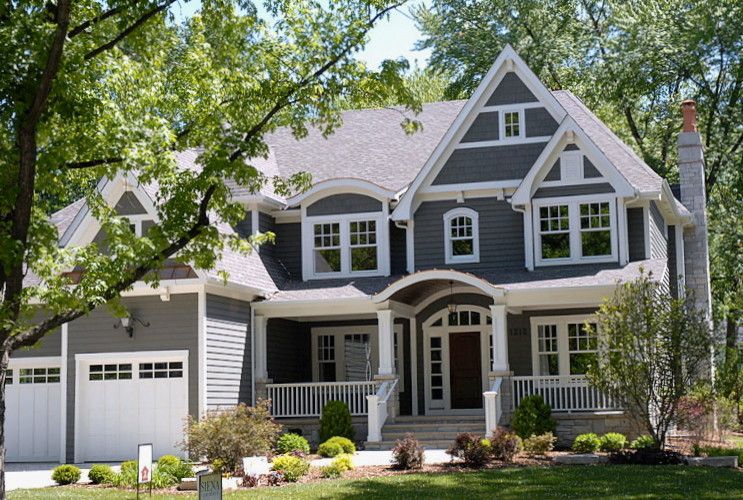 Owens Corning Cultured Stone for a Traditional Exterior with a Porch and Live Downtown Naperville Tour by Siena Custom Builders, Inc.