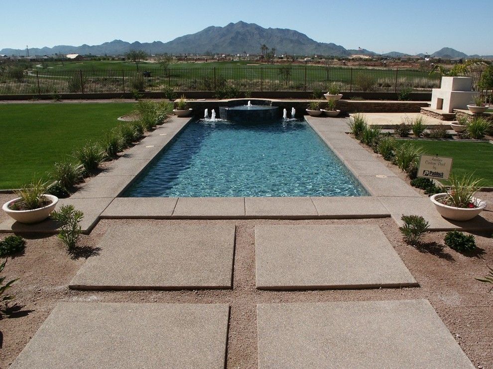 Paddock Pools for a  Spaces with a  and Geometric Pools by Paddock Pools, Patios & Spas